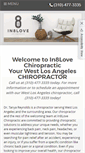 Mobile Screenshot of in8lovechiropractic.com